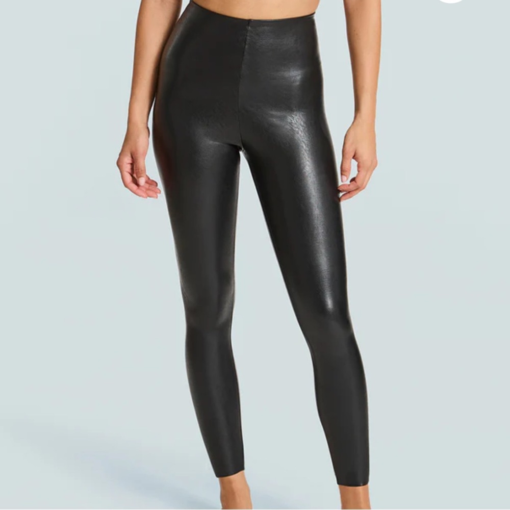 commando 7/8 faux leather legging
